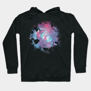 Polar bear in the galaxy Hoodie